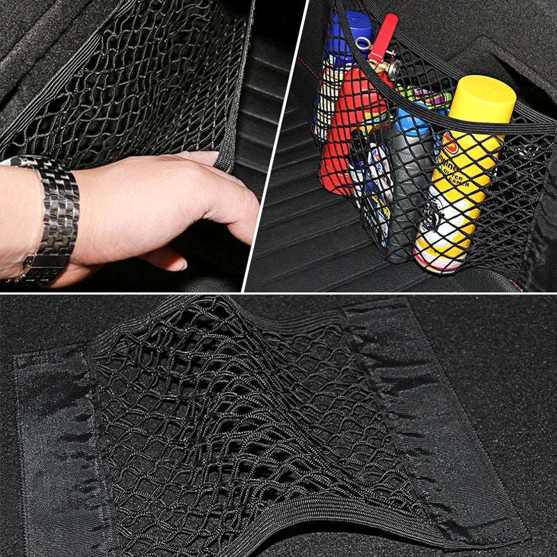 Car Trunk Elastic Storage Net - Universal Organizer Bag - Only Accessories