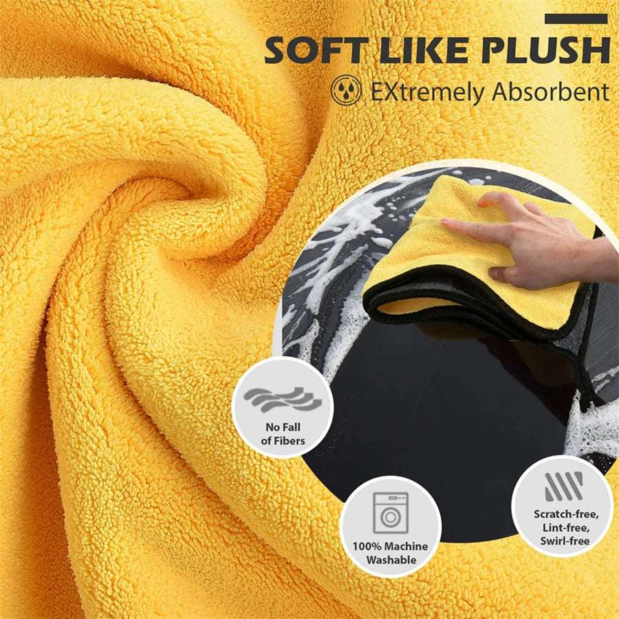 Microfiber Car Cleaning Towels - Only Accessories