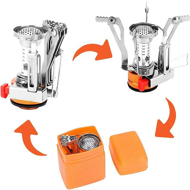 Portable Camping Gas Stove - Only Accessories