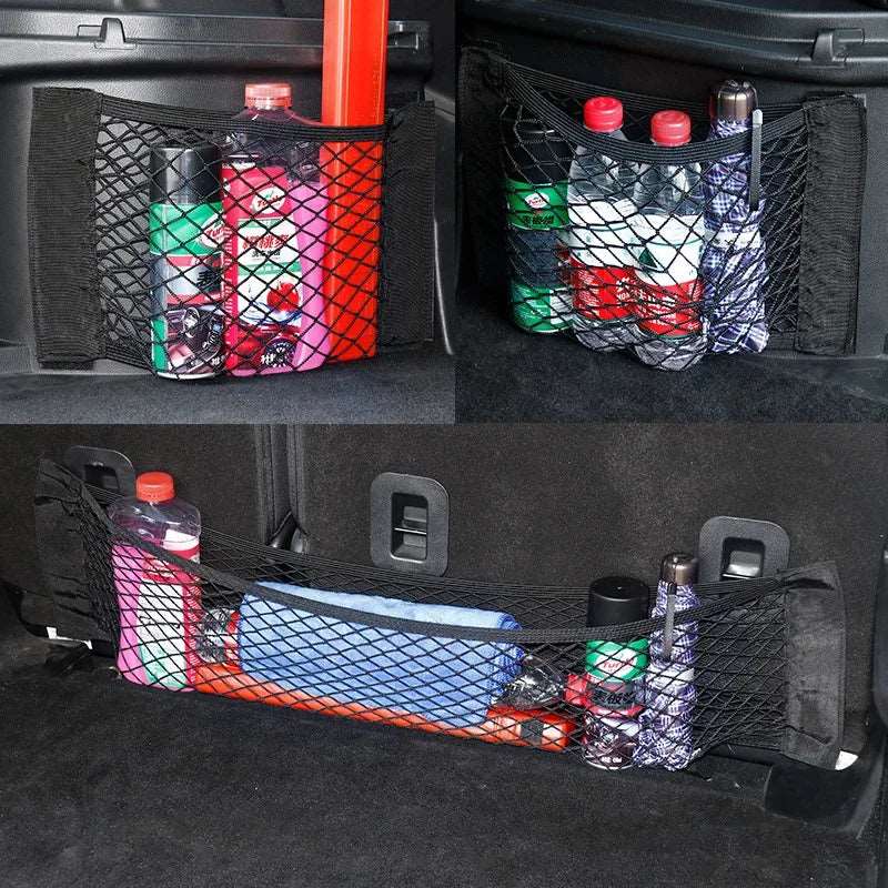 Car Trunk Elastic Storage Net - Universal Organizer Bag - Only Accessories